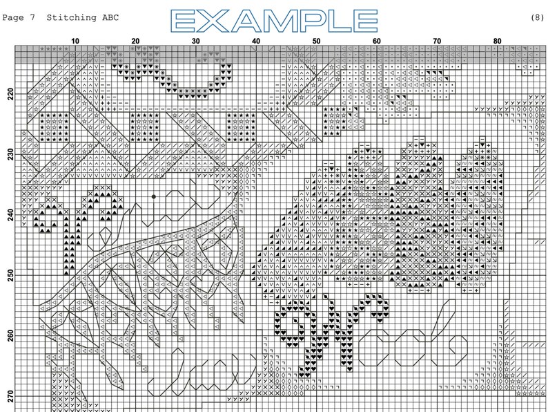 Alphabet Sampler Cross Stitch Pattern Digital Instant - Etsy