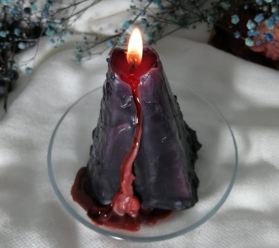 Volcano Candle / Mountain Volcano Candle / Decoration Candle Shaped as