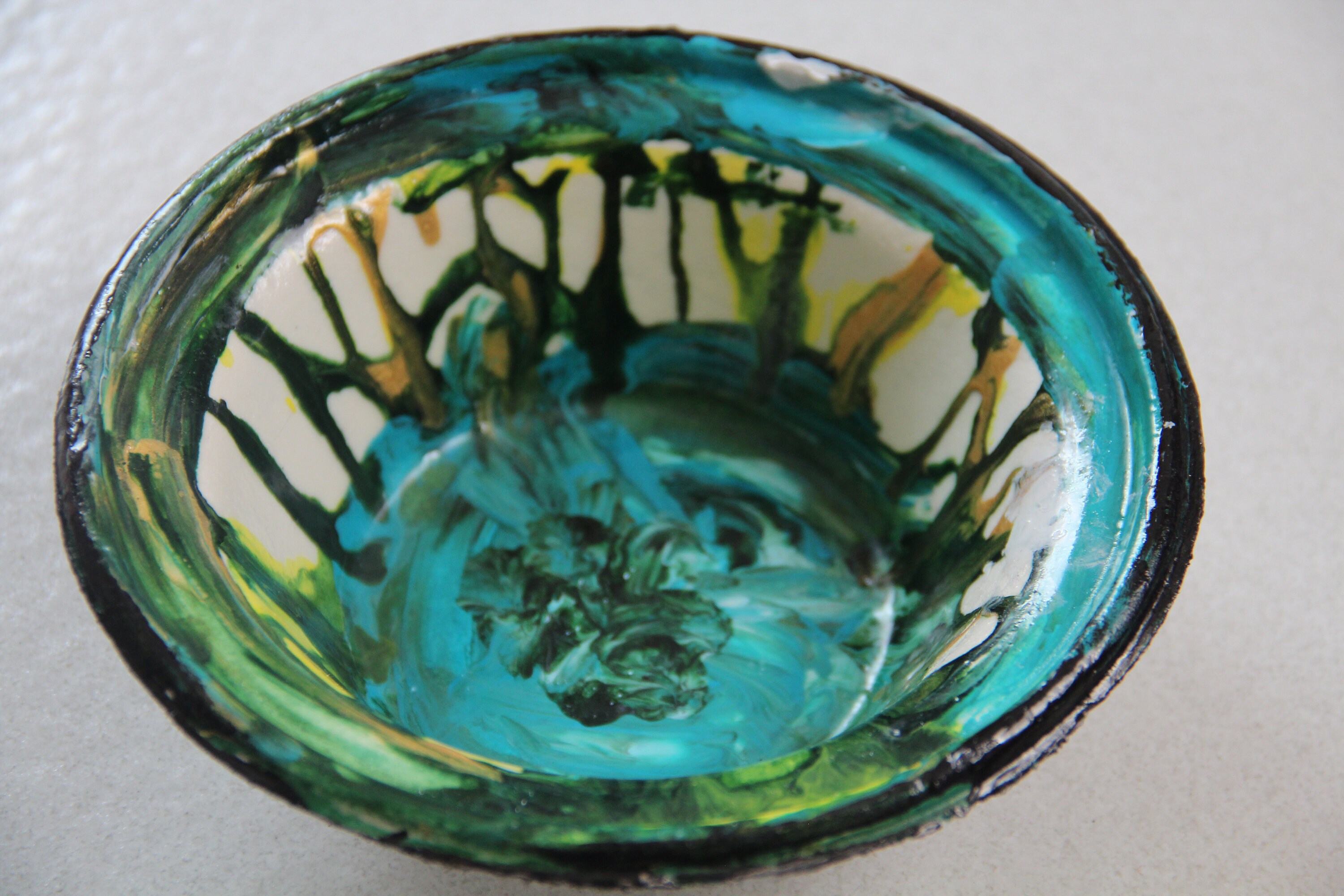 Pouring Acrylique Vernis - Coupelle Vide-Poche