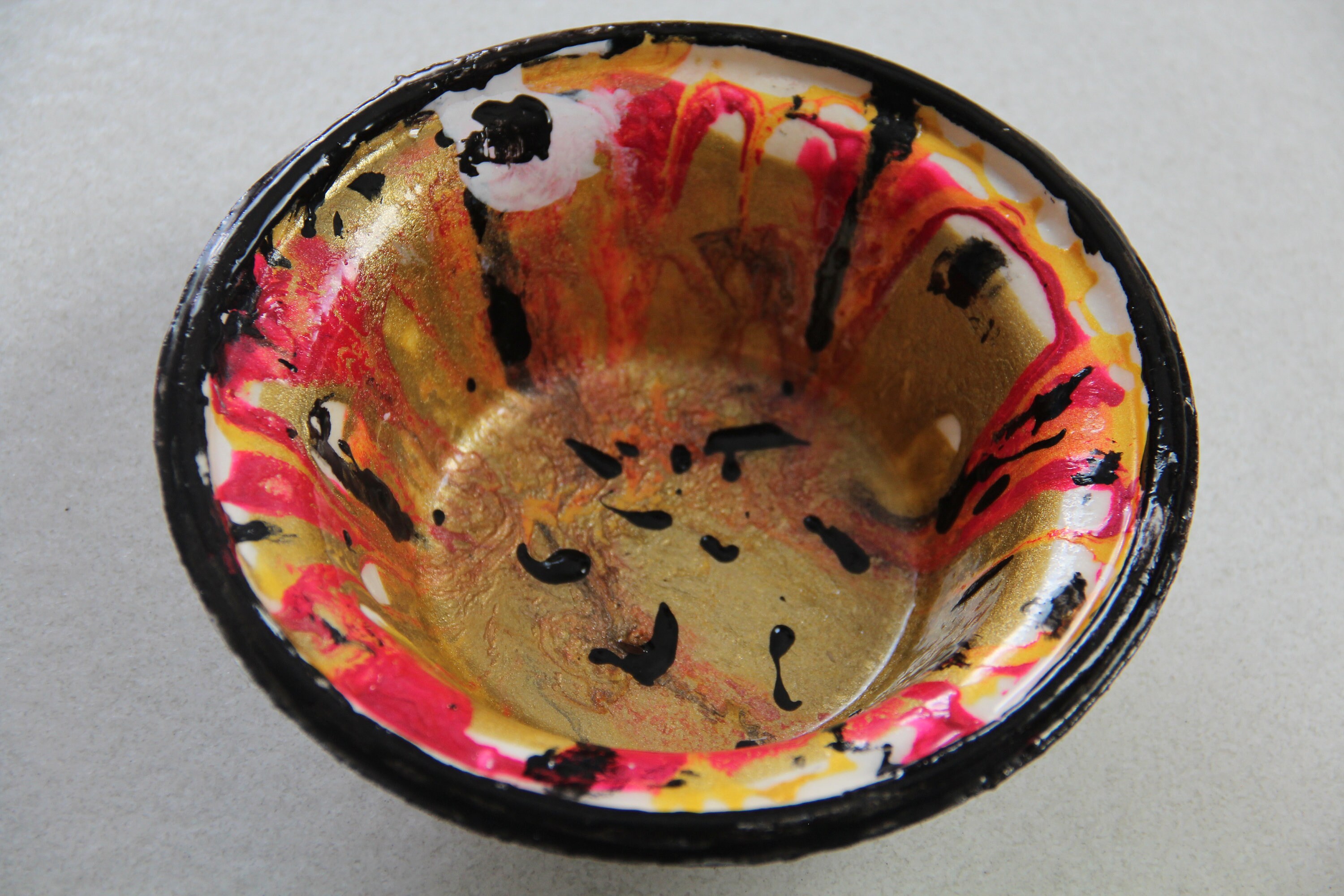 Pouring Acrylique Vernis - Coupelle Vide-Poche