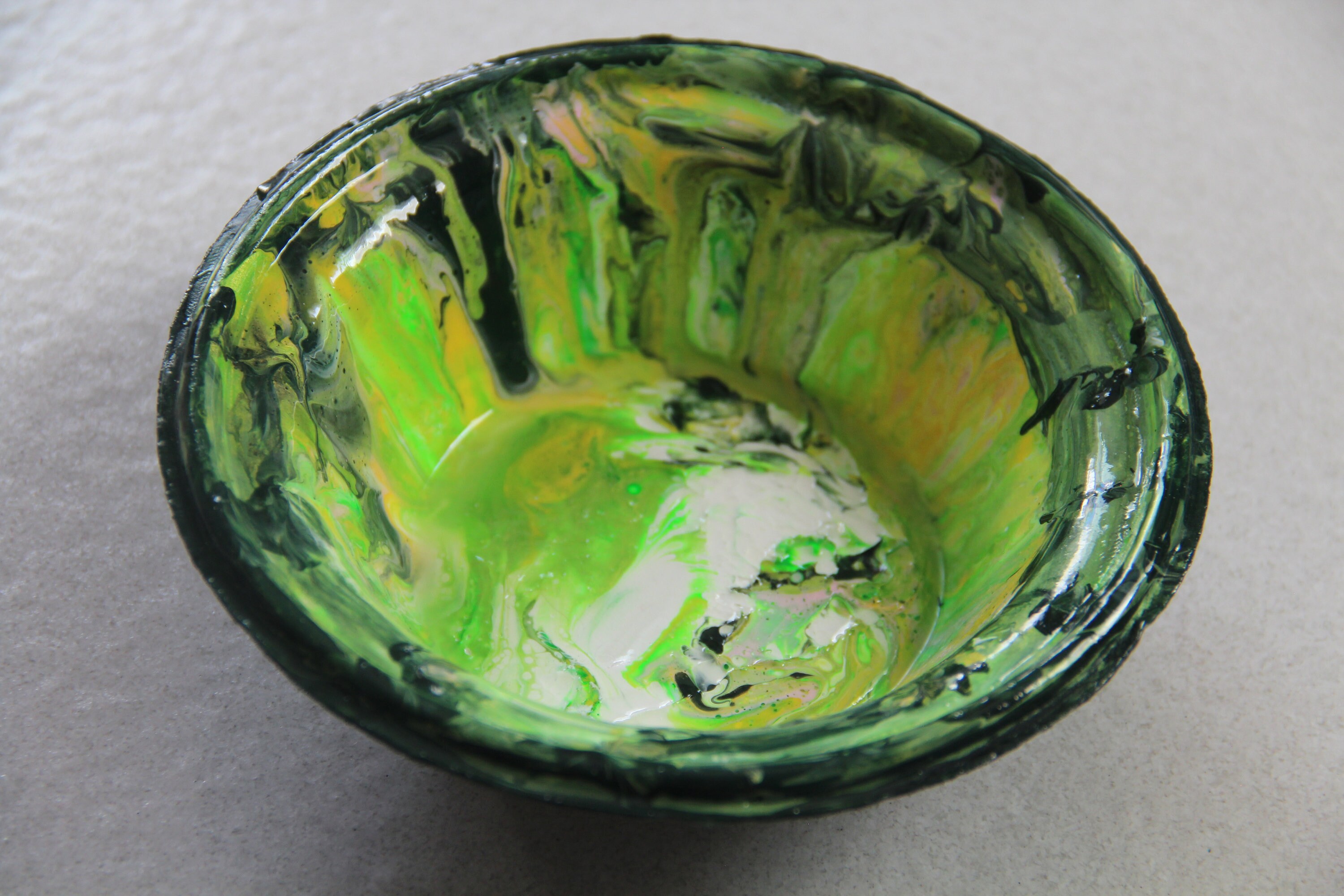 Pouring Acrylique Vernis - Coupelle Vide-Poche