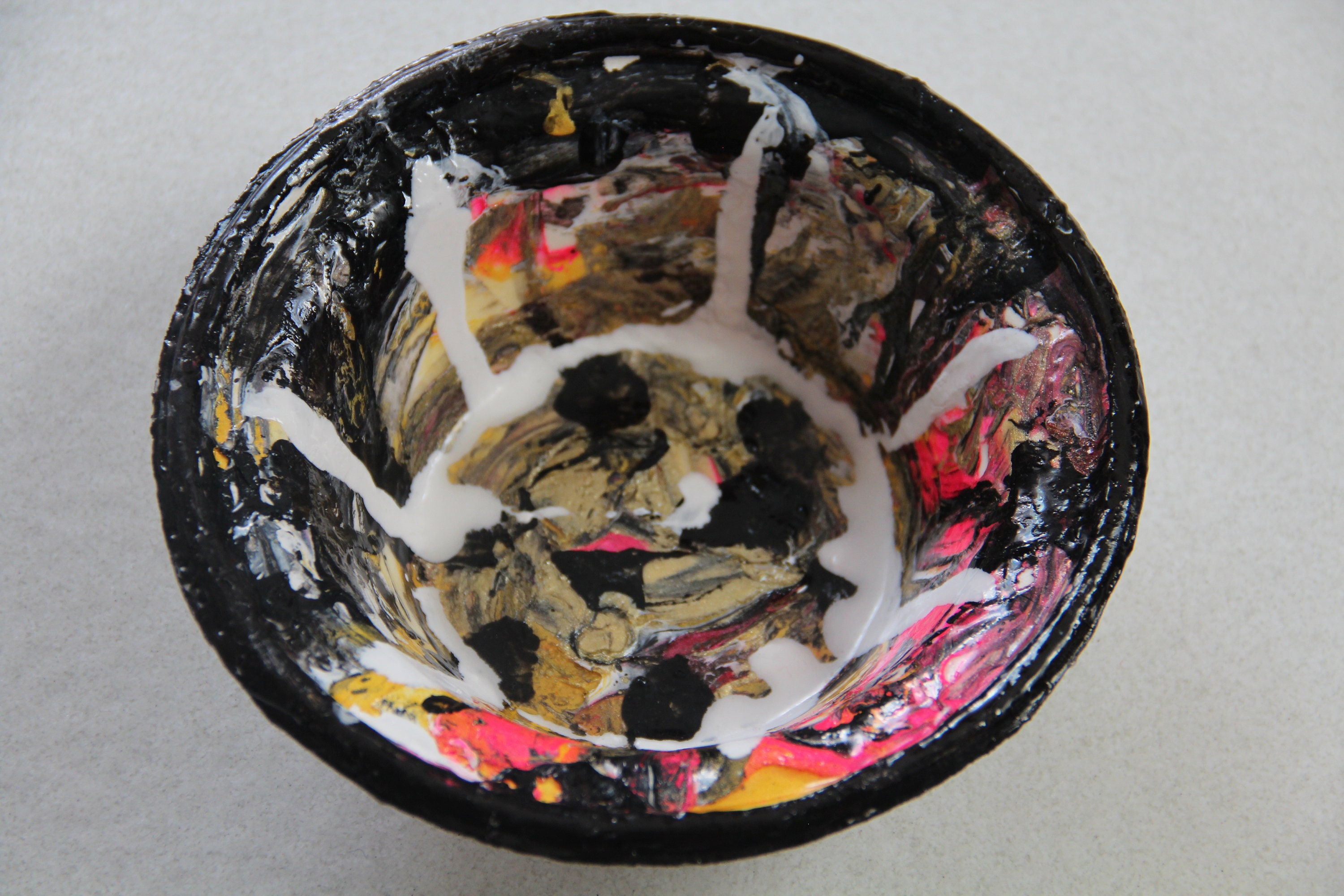 Pouring Acrylique Vernis - Coupelle Vide-Poche