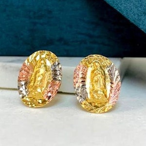 Aretes De Oro Mujer - Etsy