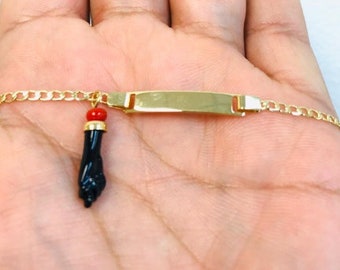 azabache para bebes de oro