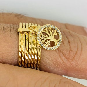 Anillos de oro para mujer