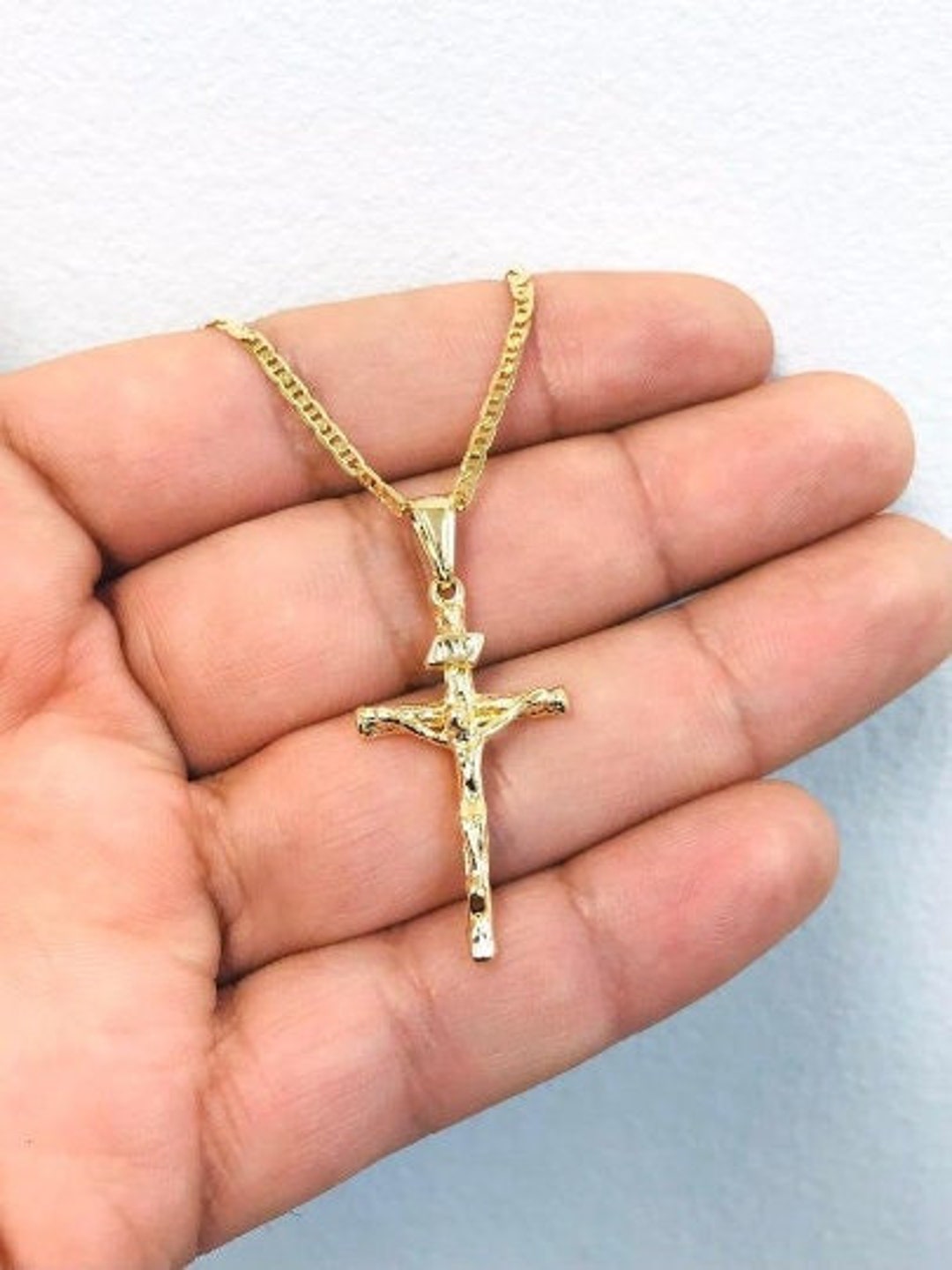 9ct Gold Cross Pendant | Angus & Coote