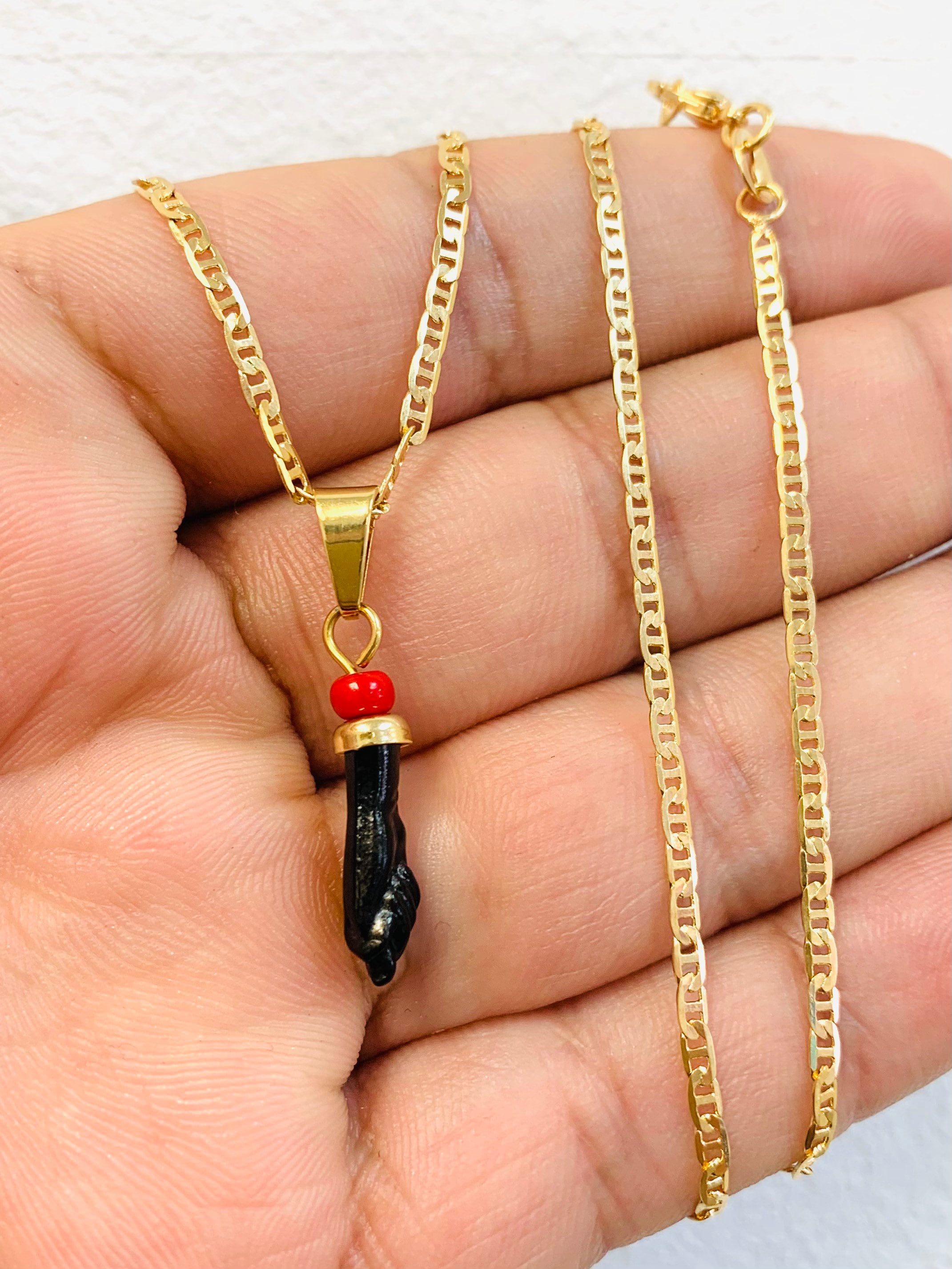 Azabache pendant best sale