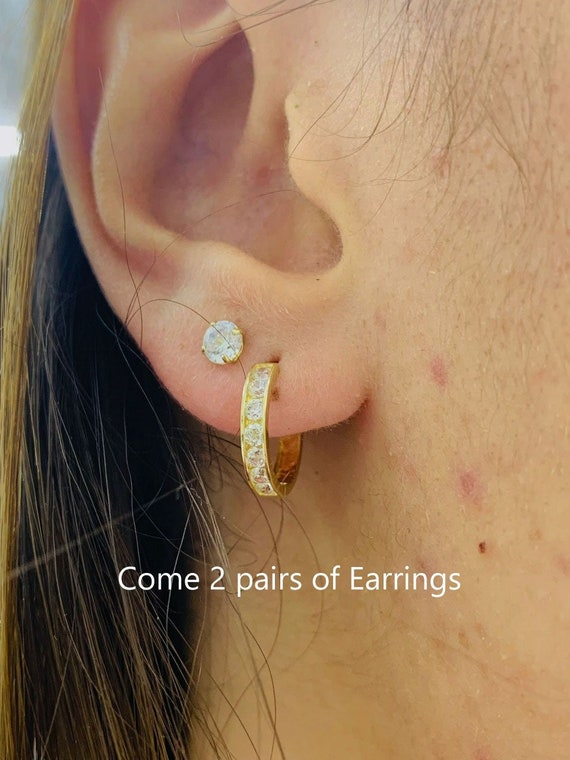 Gold earrings for women under 10000 deals