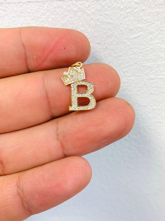 14k gold online letter charm