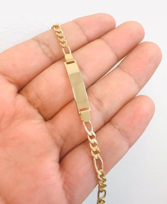 Children's 14k sale gold id bracelet
