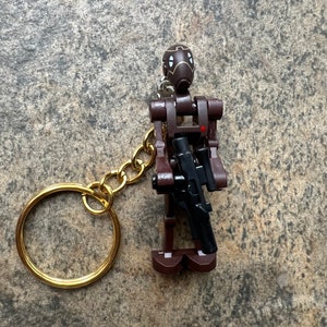 Star Wars Commando Droid Keychain Mini Figure Lego Style