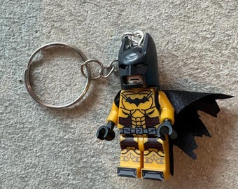 DC Batman Schlüsselanhänger Mini Figur Lego Style
