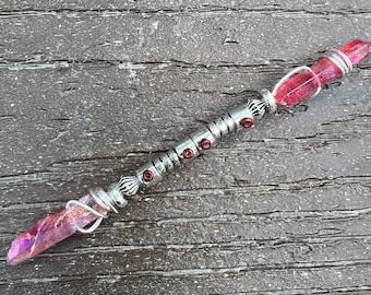 Darth Maul Inspired Lightsaber Necklace or Keychain / Star Wars Jewelry