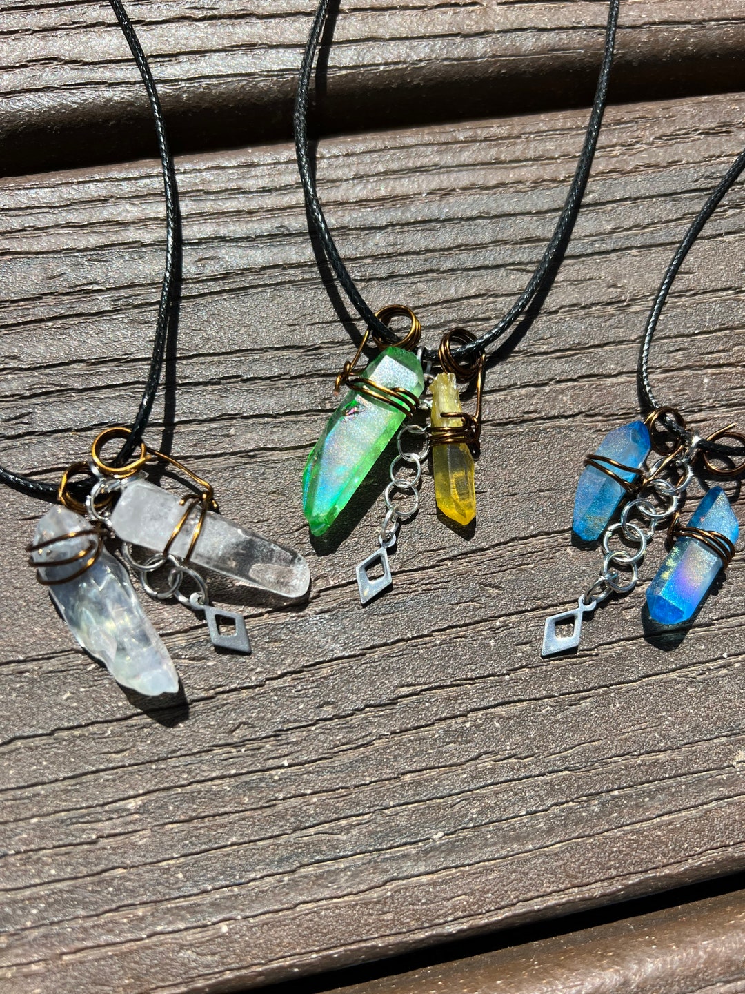 Ahsoka Tano Star Wars Kyber Crystal Necklace/choice of Color Etsy