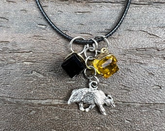 Hufflepuff Kette/Harry Potter Hogwarts Haus Schmuck