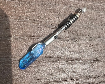 Cal Kestis inspiriert Lichtschwert Halskette oder Schlüsselanhänger / Star Wars Schmuck