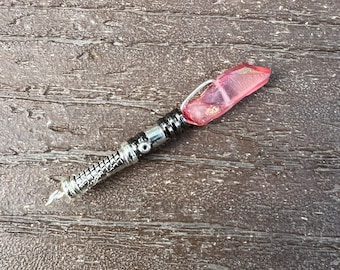 Darth Vader Inspired Lightsaber Necklace or Keychain / Star Wars Jewelry