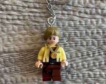 Llavero minifigura de Luke Skywalker de Star Wars estilo Lego