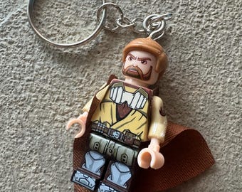 General Obi-Wan Kenobi Schlüsselanhänger Mini Figur Lego Style Star Wars