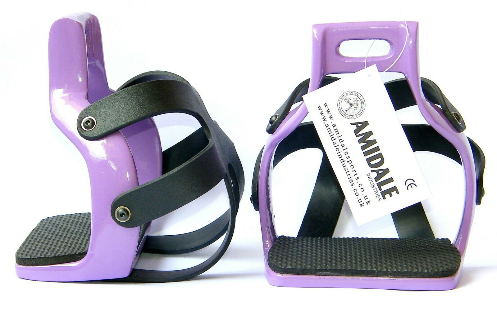 AMIDALE Aluminium Endurance Flex Ride Caged Safety Horse Stirrups