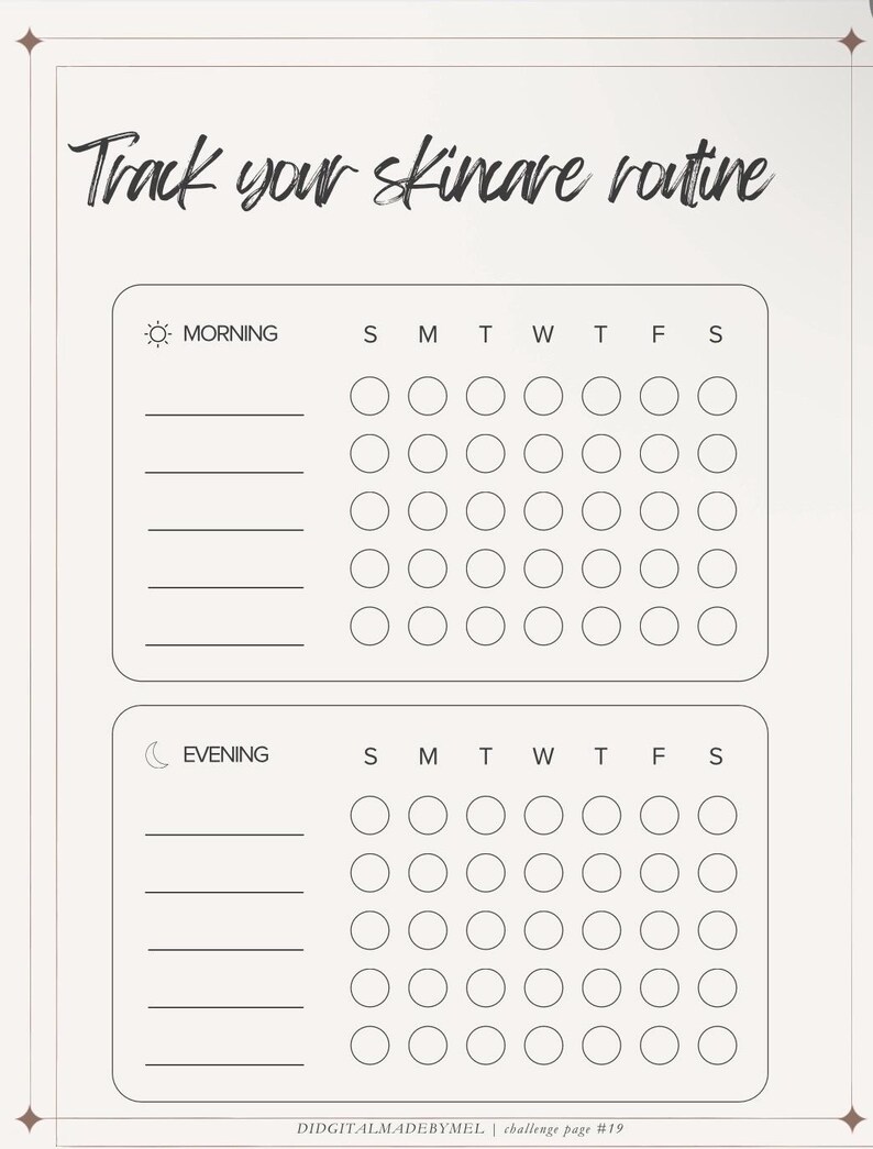 30-day Self Care Challenge - Etsy