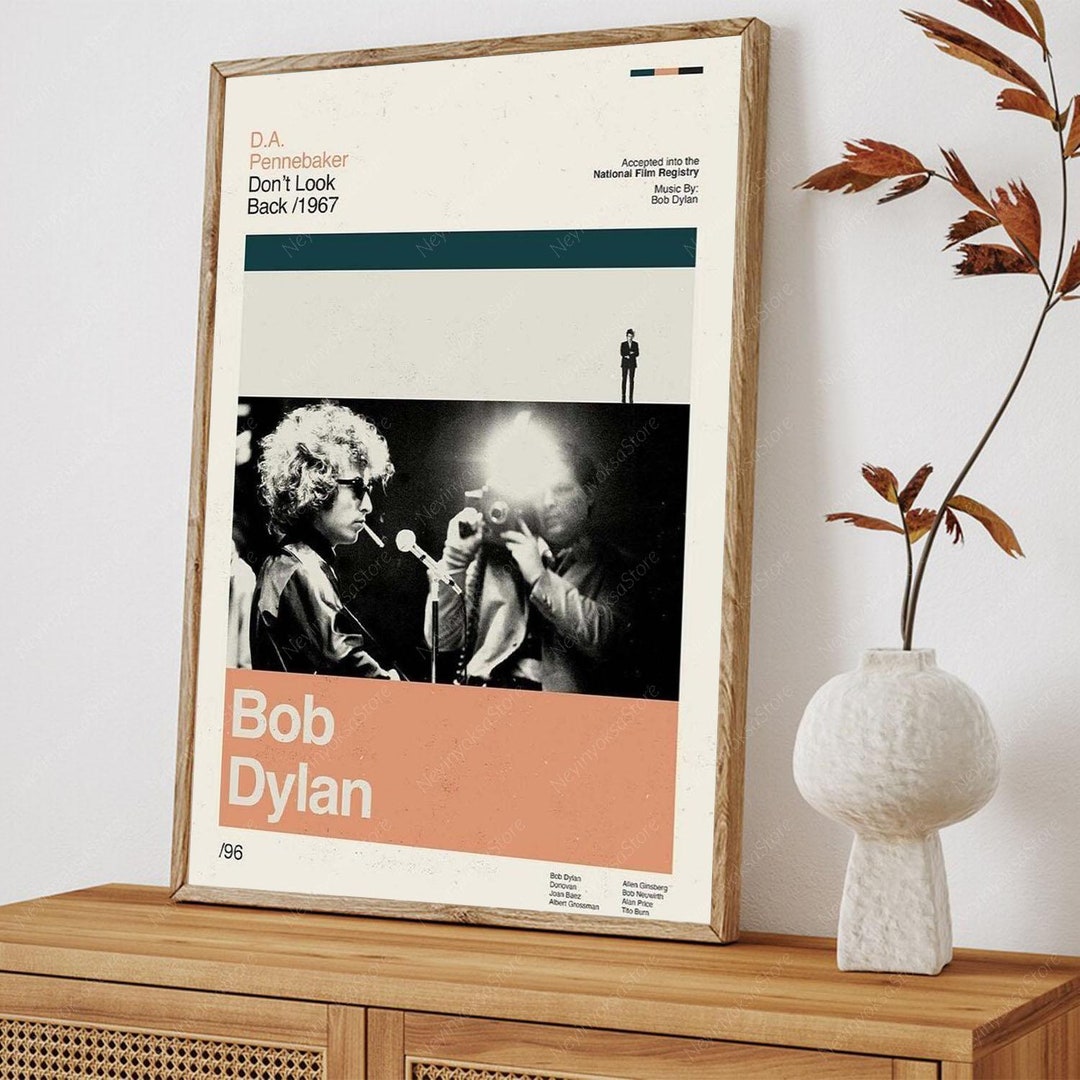 Dont Look Back Mid Century Modern Movies Poster Retro TV Etsy