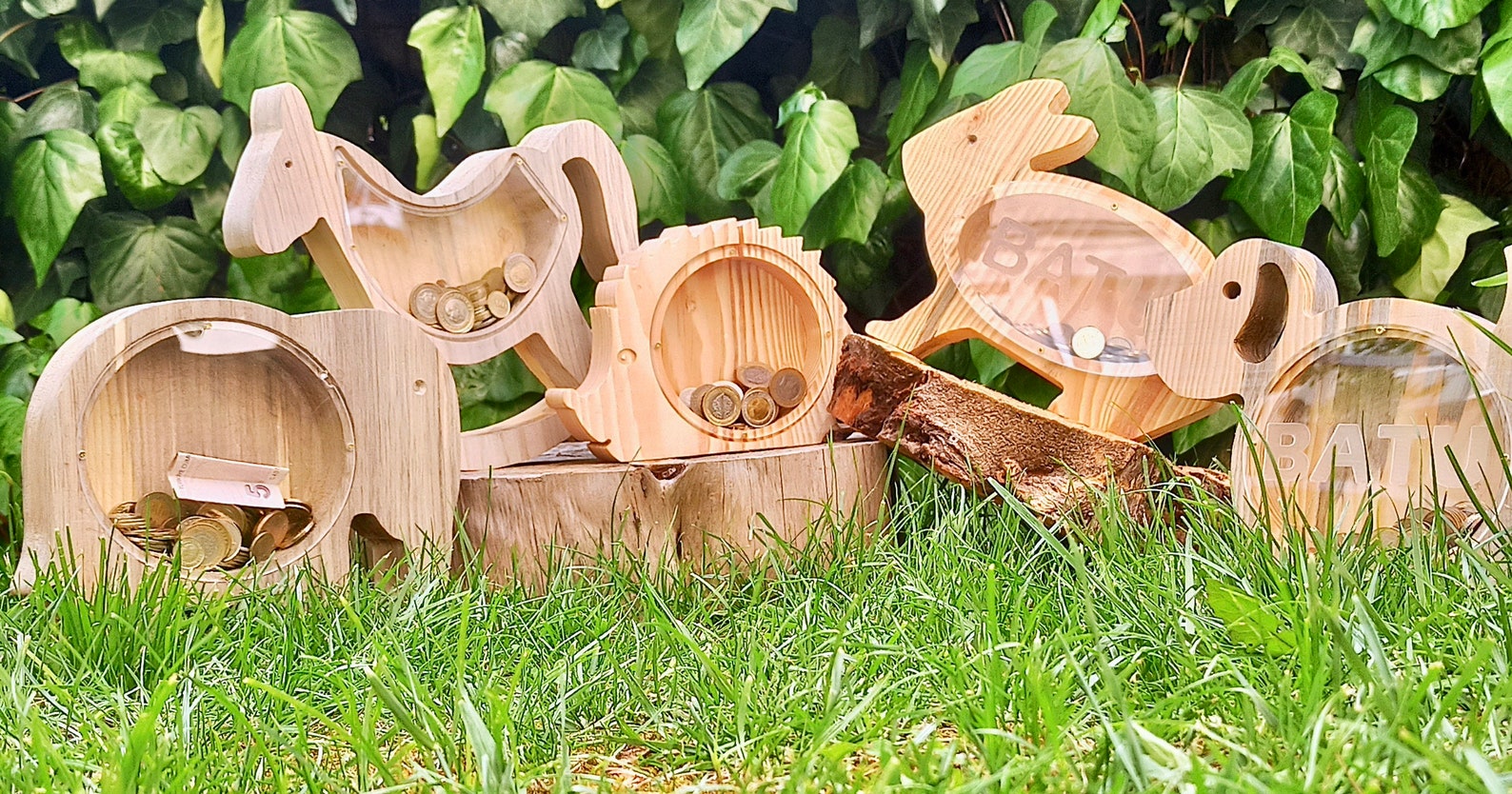 Wooden Piggy Bank,animal Piggy Bank,piggy Bank for Kids,child Gift