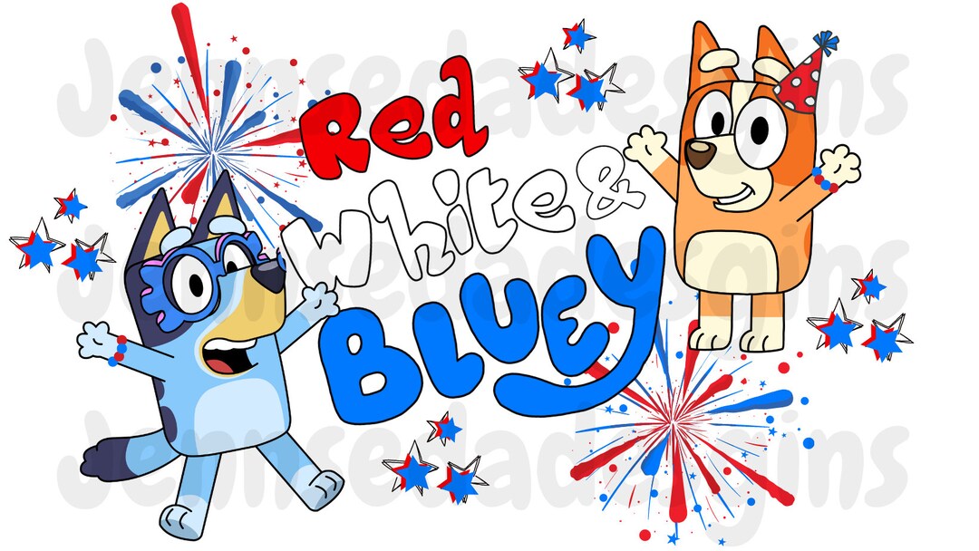 Bluey Fourth of July Pack - Etsy
