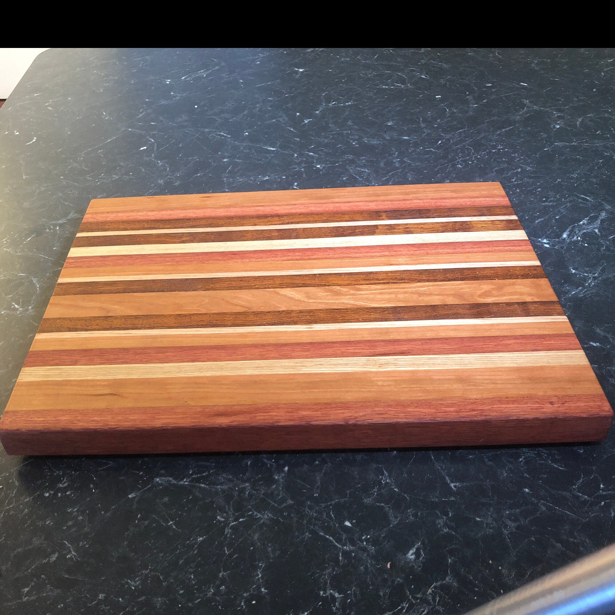Random Pattern End Grain Cutting Board Serving Board Etsy