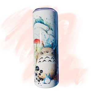 Anime Tumbler 20oz Sublimation Skinny Straight 20oz Cup Water Bottle Cartoon