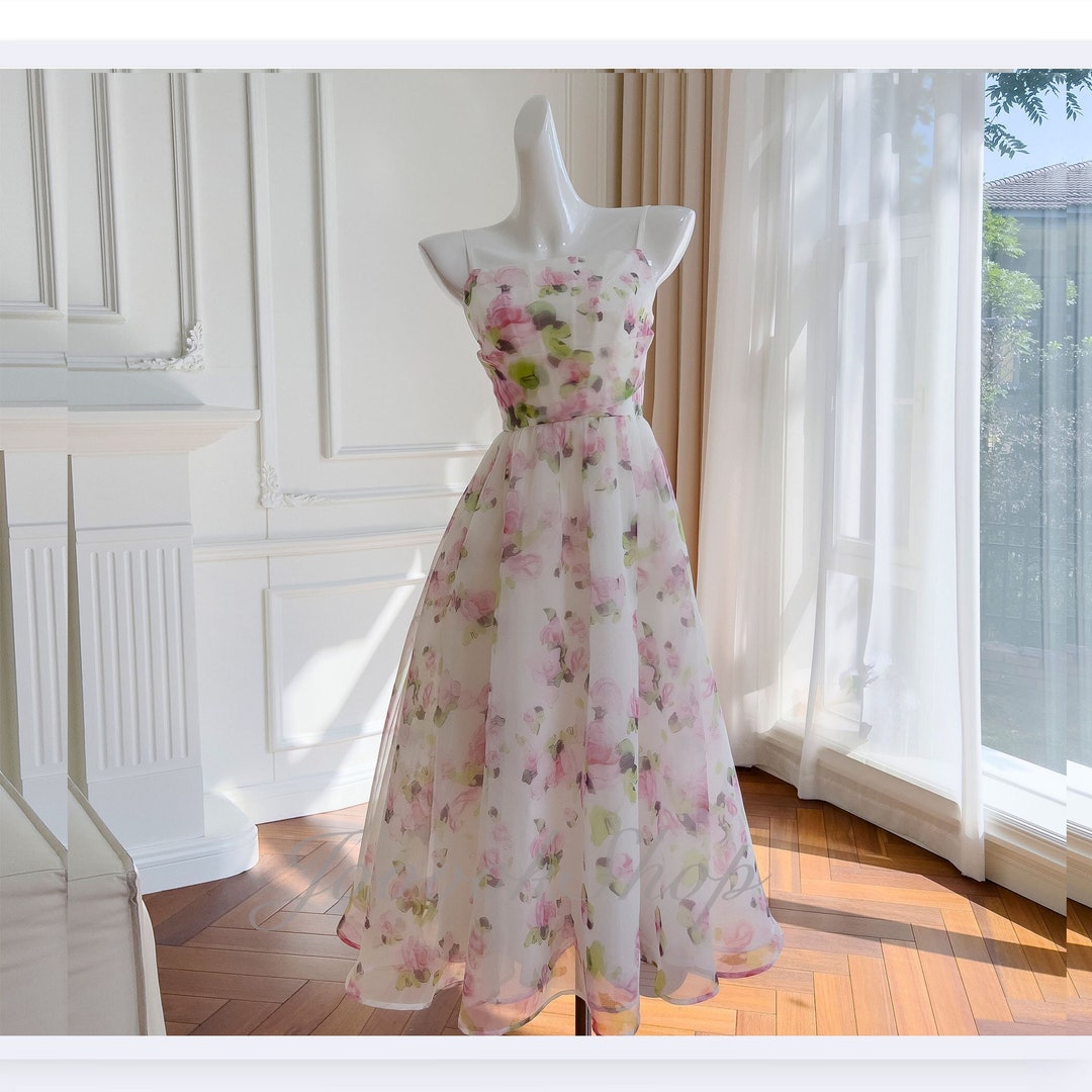 New Pretty French-style  Elegant Summer Women's Long Dress C7751