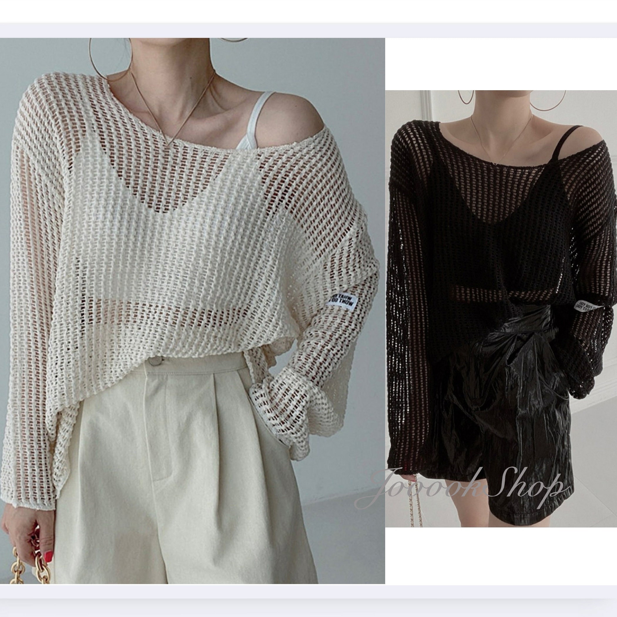 Transparent cheap net top