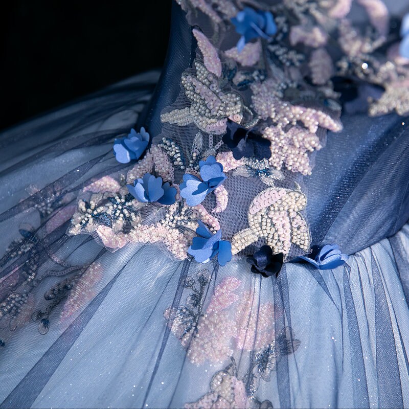 Evening Gown For Women Haze Blue Fairy