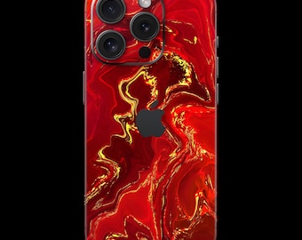 Red Gold SKIN wrap - all iPhone models