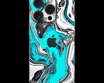 White Vortex iPhone SKIN wrap - all iPhone models