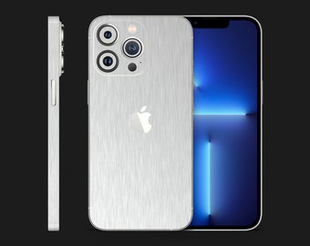 Impacco SKIN per iPhone in alluminio spazzolato (strutturato) / 13 / 12 / 11 / X / XS / XR / 8