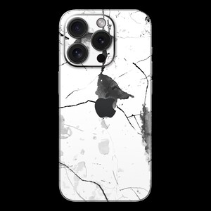 White Marble iPhone SKIN wrap - alle iPhone Modelle