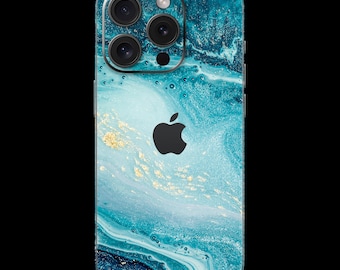 Turquoise iPhone SKIN wrap - all iPhone models