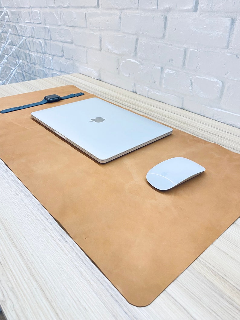 Genuine Leather Desk Mat Custom Desk Pad Extra Large Etsy