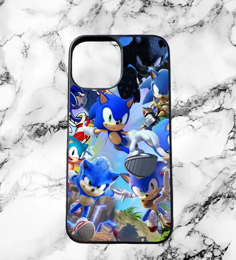 Sonic The Hedgehog Collage Phone Case Bild 1