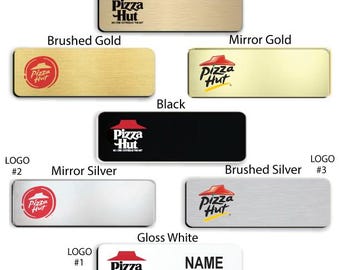 1&quot; x 3&quot; Pizza Hut Employee Name Badge