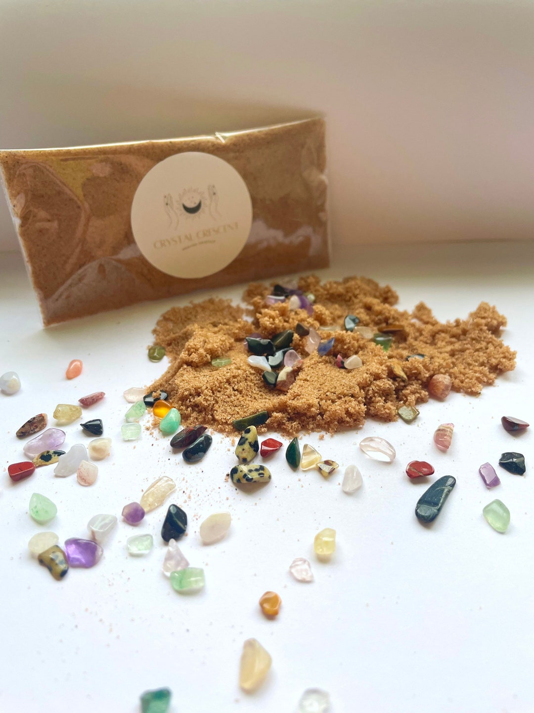 Crystals Mining Crystals in Sand Minimum 50 Tumbled Stones Etsy