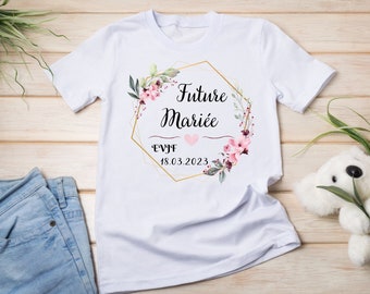 T-shirt EVJF femme - mariage - enterrement de vie de jeune fille