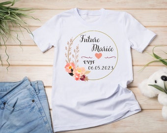 T-shirt EVJF femme - mariage - enterrement de vie de jeune fille