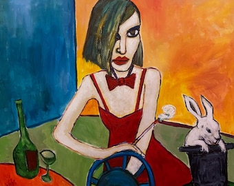 Acrylic painting on canvas