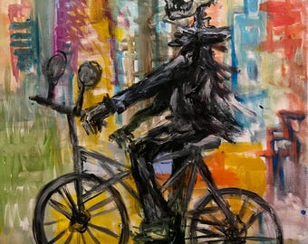 Acrylic painting on canvas