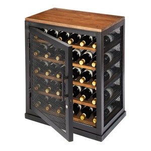 Wine Rack Design Solid Wood Oak Walnut Furniture Wood - Etsy