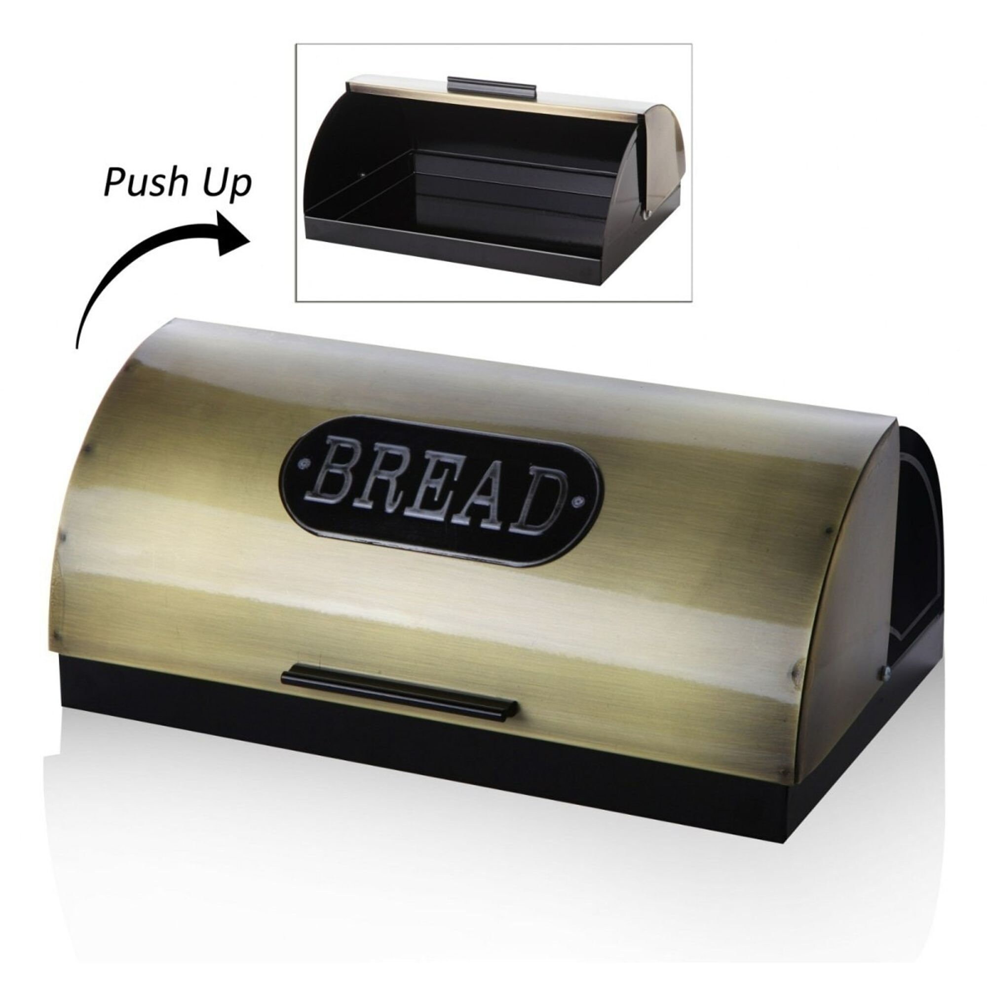 Bread Box, Great Colors for Kitchen, Bread Box Made of Metal, Bread Pot