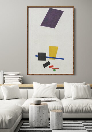 Haus And Hues Set 3 Poster Tela Astratti Geometrici - Blocchi Di Colore Verde Giallo Nero - Decorazione Parete Moderna Boho Per Soggiorno, 30x40 Cm