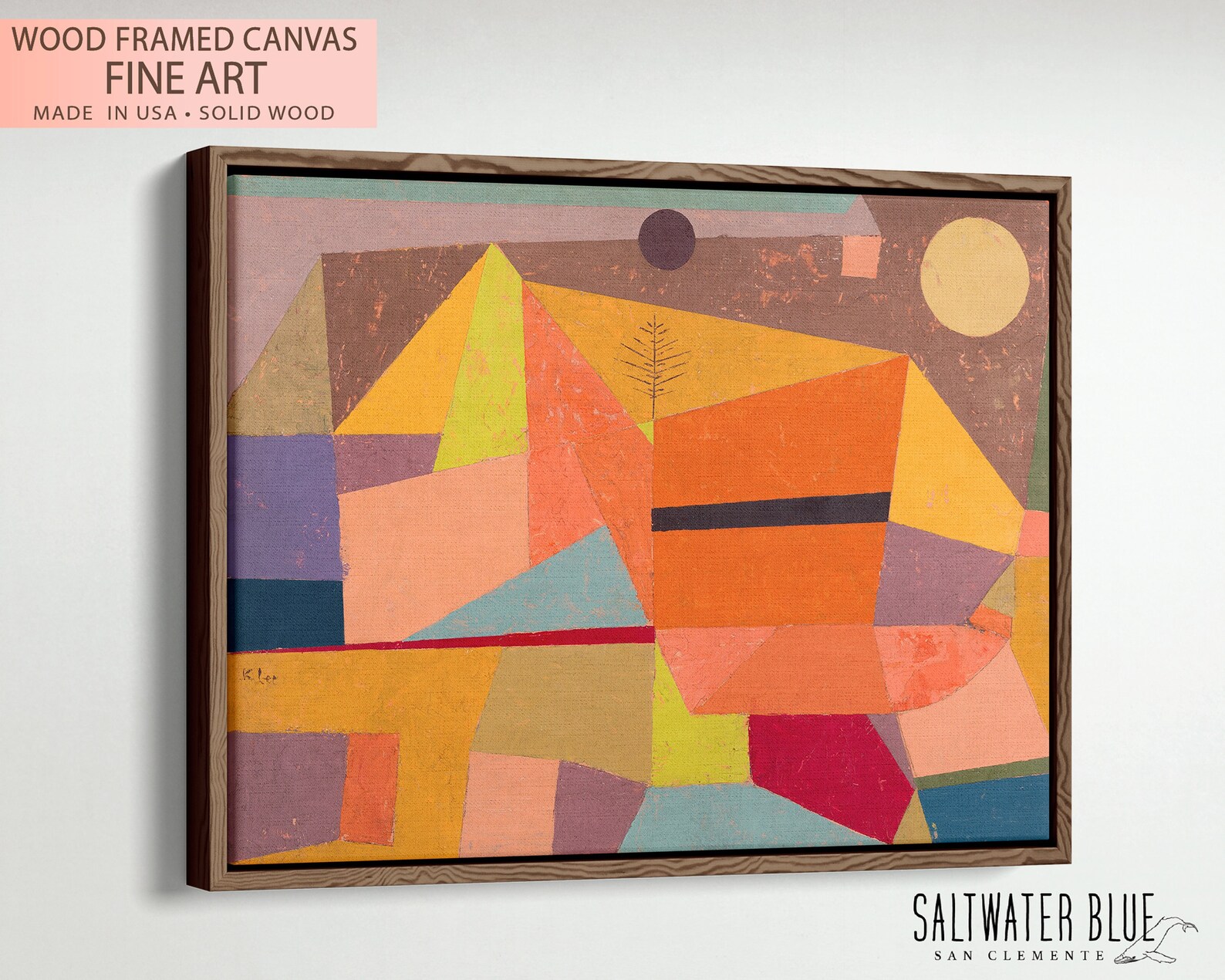 Mid Century Modern Wall Art Extra Large Framed Canvas - Etsy